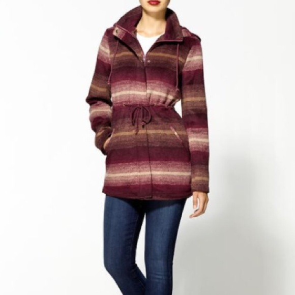 Jack By BB Dakota striped coat