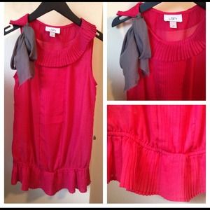 Loft Red Shell With Bow