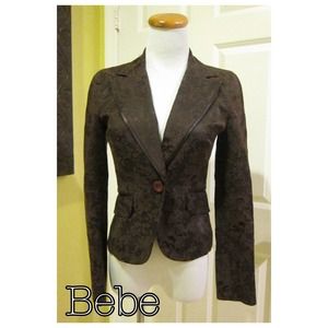 / bebe / Chocolate Brown Blazer