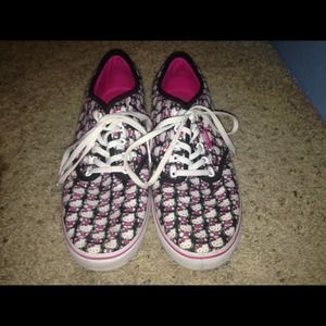 Hello kitty vans and makup holder