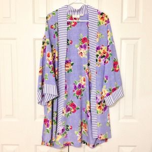 Vintage Fruity Floral Kimono