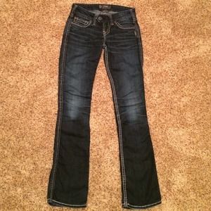 Tuesday Slim Bootcut Silver Jeans From The Buckle