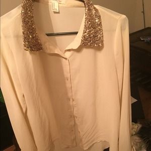 Forever 21 sequined collar