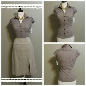 **SOLD IN BUNDLE**NWT---H&M striped shirt