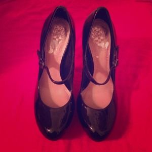 Vince Camuto Patent Mary Jane Pumps