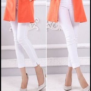 NWOT White Pencil Slim Trousers Sale 🎉