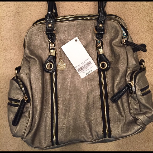 NWT Metallic Bronze Big Buddha Bag
