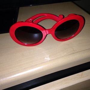 Hot Red Sunny Glasses