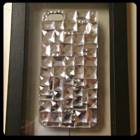 Silver Natasha Glitz Jewel iPhone 5 Case