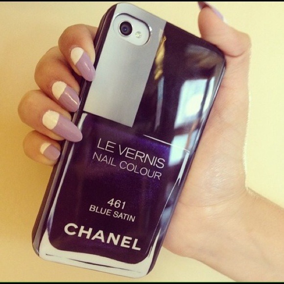 Le vernis dark blue I phone 5 5s