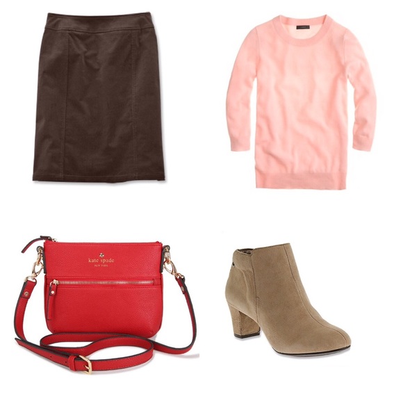 J. Crew Fine Wale Corduroy Pencil Skirt