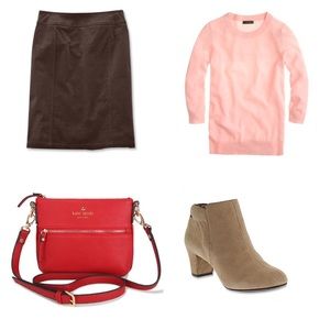 J. Crew Fine Wale Corduroy Pencil Skirt