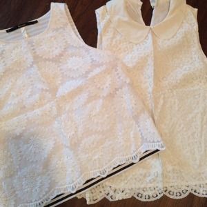 Kensie and GB lace tops size small