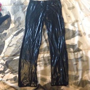 NWOT Express Liquid Leggings M