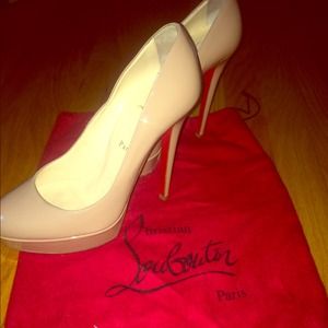 Authentic Christian Louboutin Nude Pumps