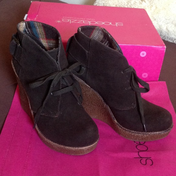 Brown Booties Size 7.5