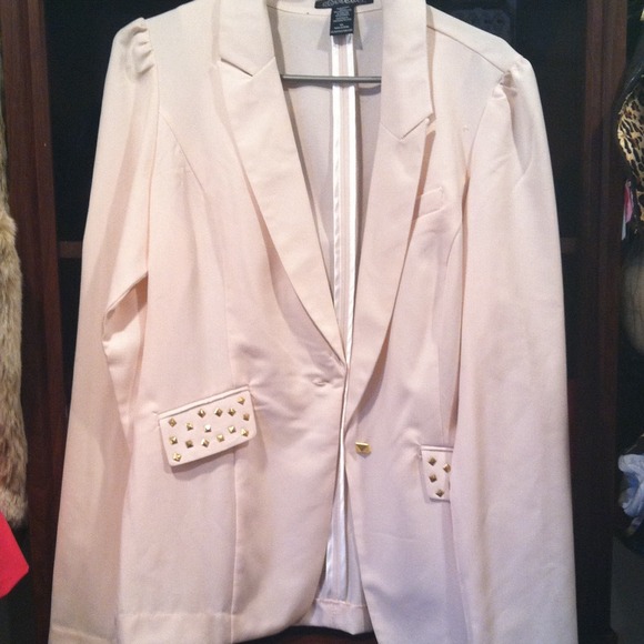 Light pink blazer!