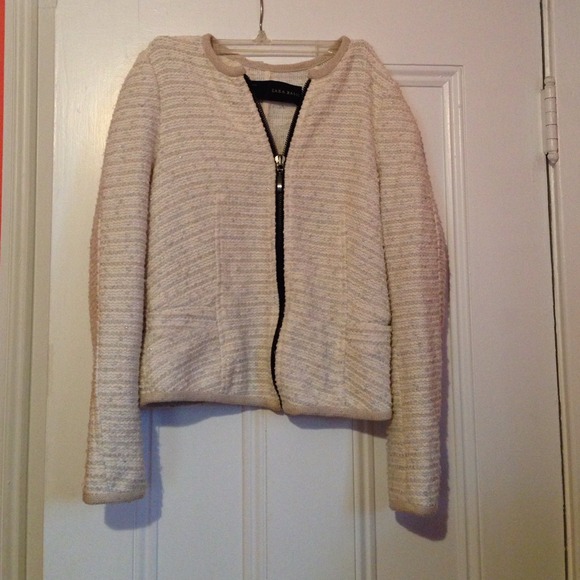 Zara woven  jacket blazer size small