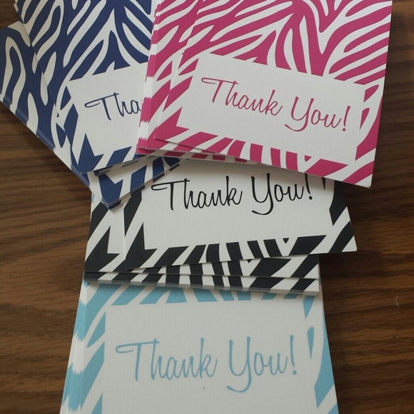 Zebra Thank you Cards
