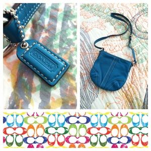 Coach Turquoise Shoulder Bag
