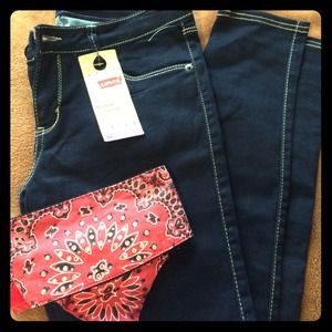 New girls Levi's denim leggings.