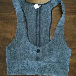 Gray vest