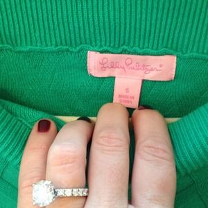 Lilly Pulitzer Sweaters - Green boat neck sweater Lilly Pulitzer Sweaters - Green boat neck sweater