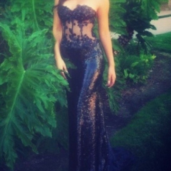 Beautiful lace black dress