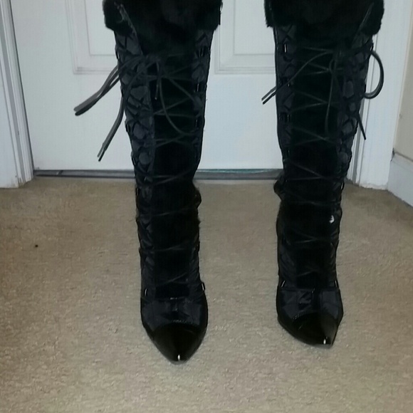Black boots