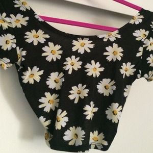 sunflower crop top