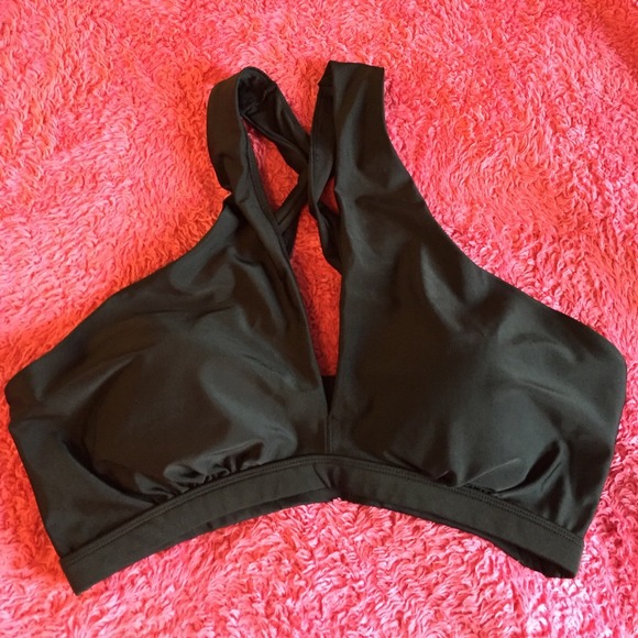 Black bikini top