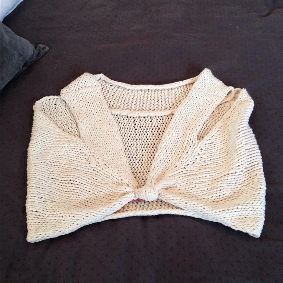 Crop anthropology sweater size small