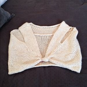 Crop anthropology sweater size small