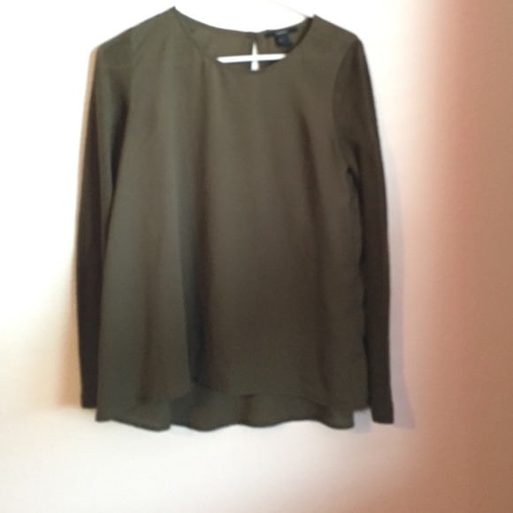 Hunter green forever 21 top