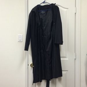 London fog long trench coat