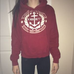 Maroon Obey Sweatshirt