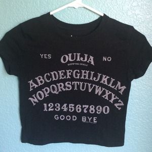 Ouija board crop top