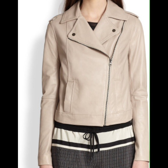 *Reduced* Vince vintage leather motorcycle jacket