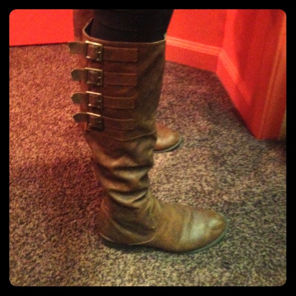 Candies Brown Boots 8.5