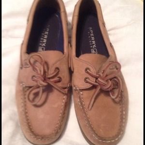 Sold! Sperry top sider brown leather size 7