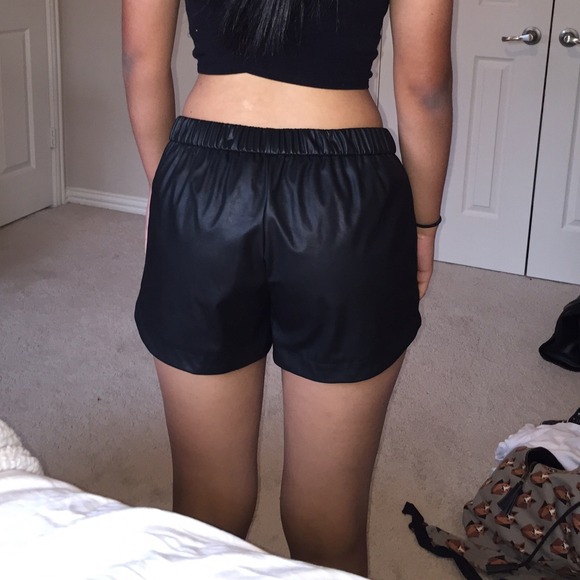 Leather Shorts