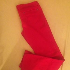Hot Red Skinny Jeans