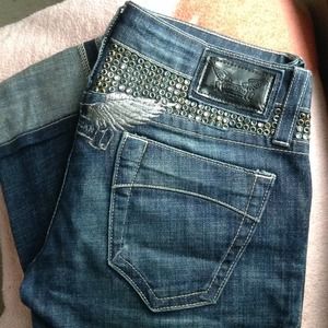 Robin's Jeans with blue rigs tones very sexy fit