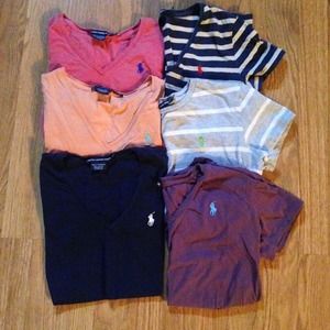 Bundle: 6 Ralph Lauren Essential Tees!