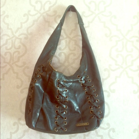 Roxy leather hobo forest green💚