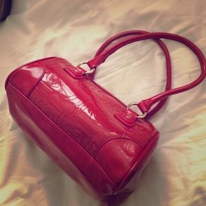 Liz Caliborne red purse