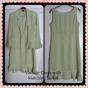 Flouncy Dress with Jacket
