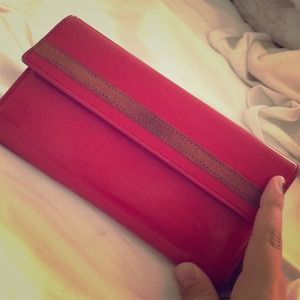 Red fashion wallet