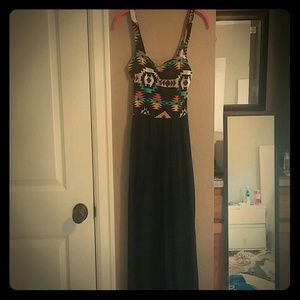 Tribal print Maxi Dress