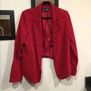 Forever 21 Blazer Red